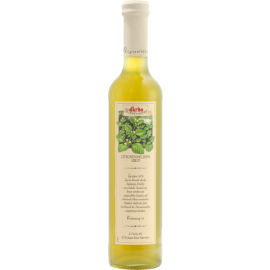 Zitronenmelisse Sirup