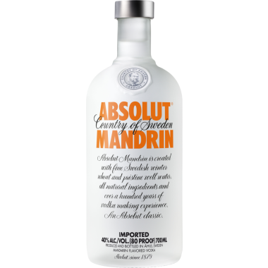Mandarin Flavoured Vodka