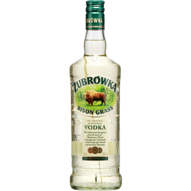 Vodka Bison Grass mit Grashalm