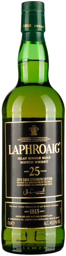 Rarität 25 years Cask Strength Edition Whisky signiert von John Campbell