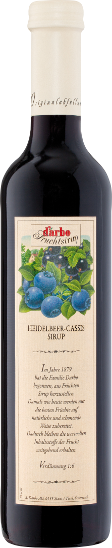 Heidelbeer Cassis Sirup
