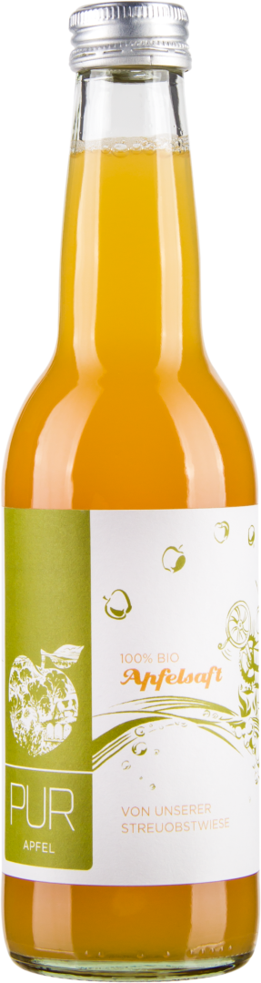 Apfelsaft von der Streuobstwiese bio