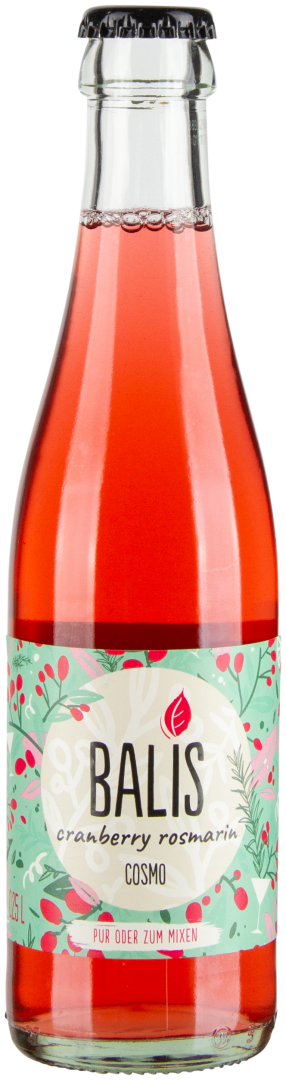 Cosmo Cranberry Rosmarin Drink