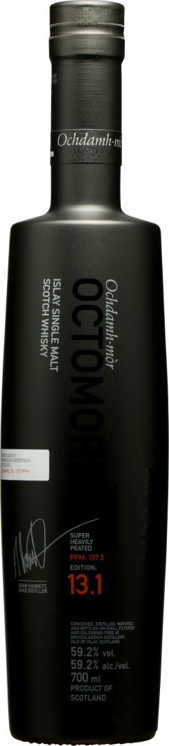 Rarität Octomore 13.1 Scottish Barley Islay Single Malt Scotch Whisky im Geschenkkarton