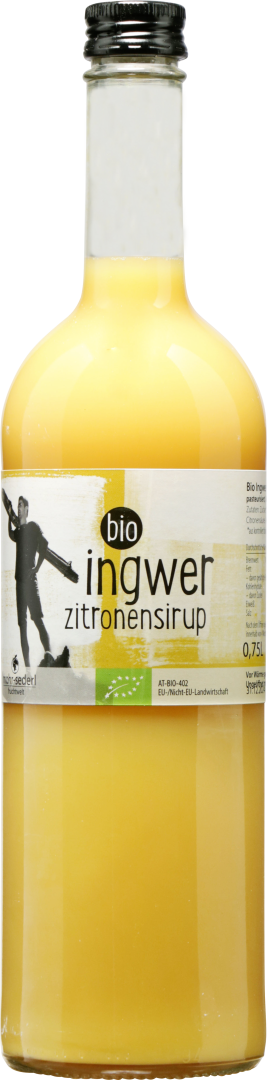 Ingwer-Zitronensirup bio