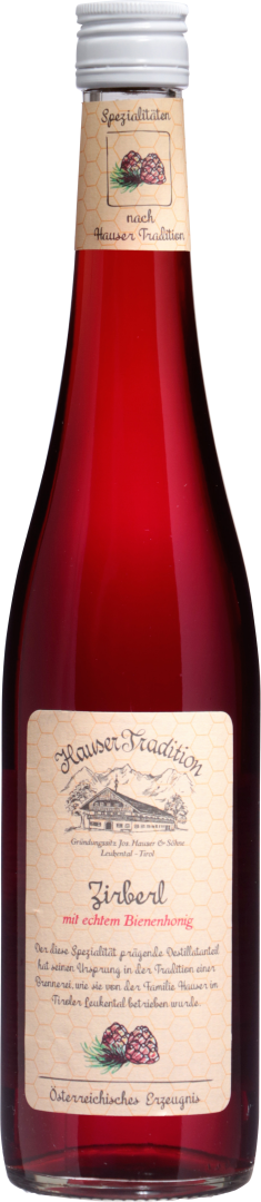 Zirberl mit echtem Bienenhonig